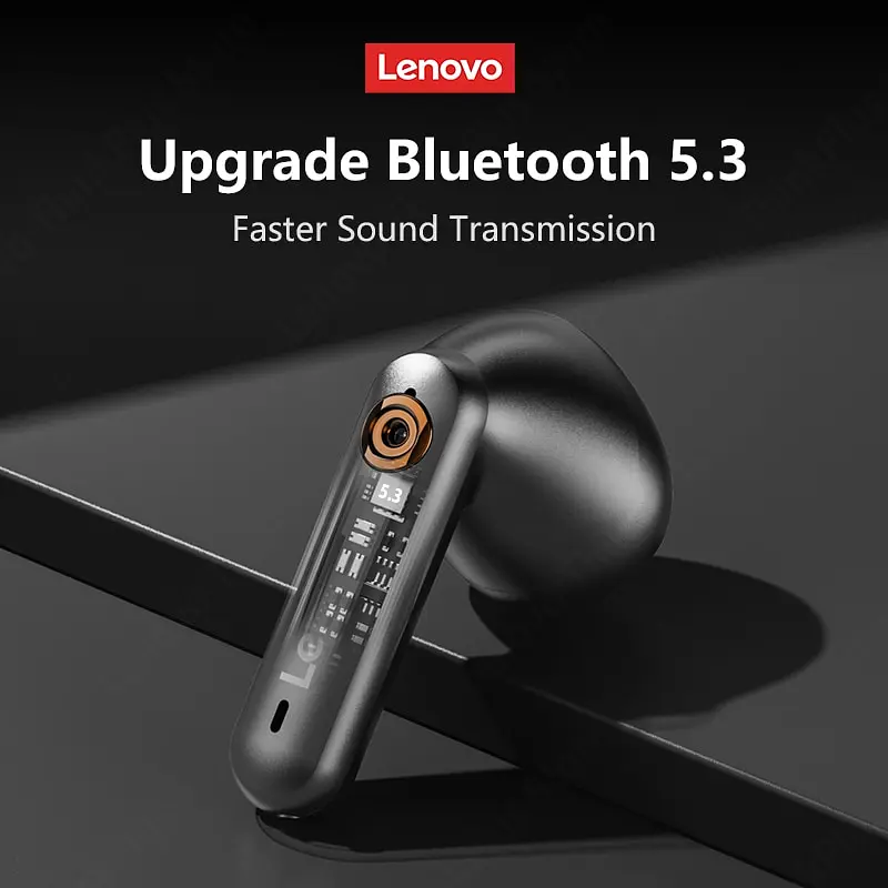 TWS-навушники Lenovo T60 black - фото 4