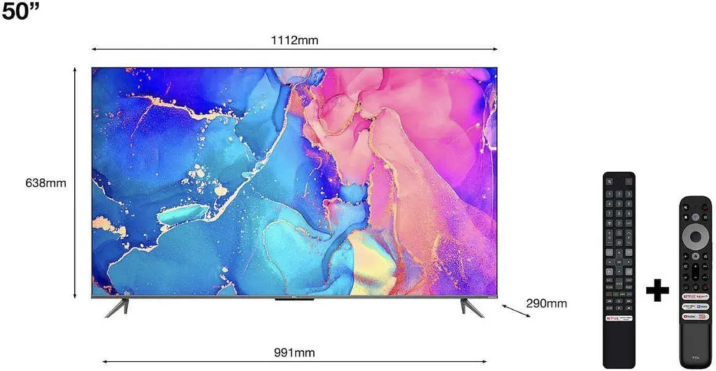 Телевізор TCL 50C631 - фото 2