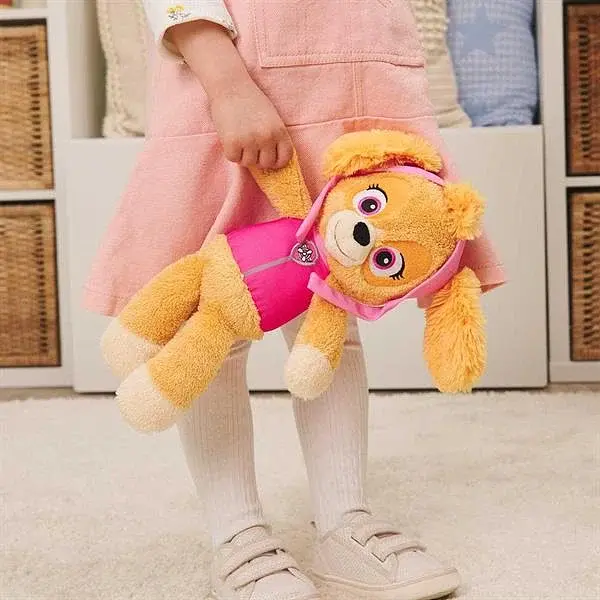 М'яка іграшка Paw Patrol Цуценя Скай 33 см Плюш Рожевий - фото 6
