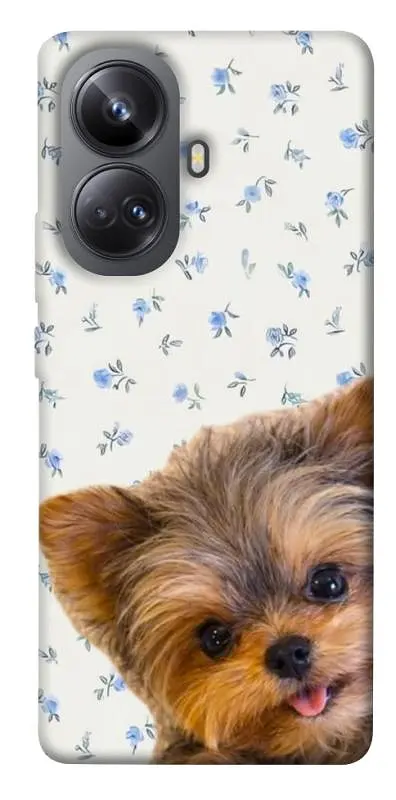 TPU чохол Demsky Cute Yorkie для Realme 10 Pro+