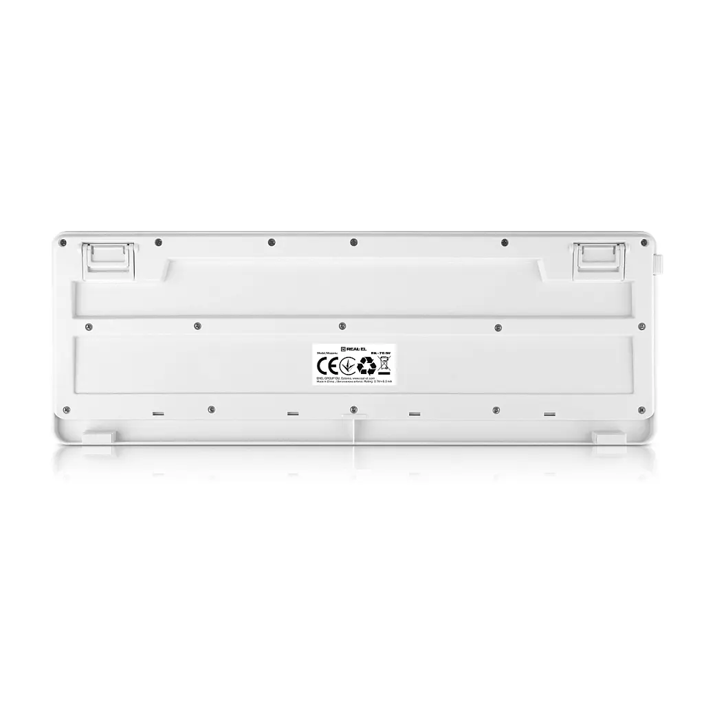 Клавіатура REAL-EL RK-761W Wireless White (EL123100059) - фото 7