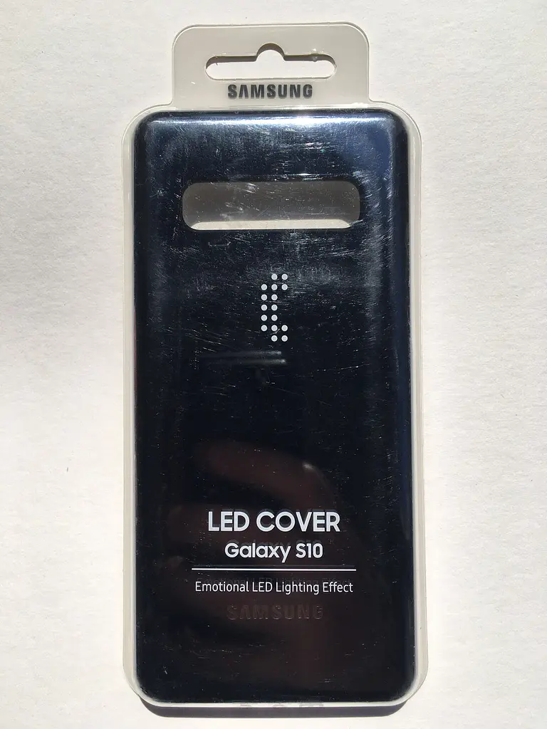 Чохол протиударний Official LED Cover EF-KG973CBEGRU для Samsung Galaxy S10 (6.1") Black - фото 9
