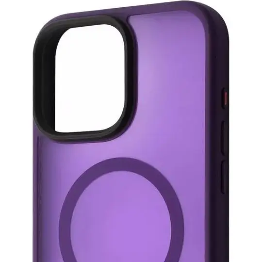Чохол Wave Matte Insane Magnetic Ring with MagSafe для Apple iPhone 16 Pro Max Deep Purple [116350] - фото 4
