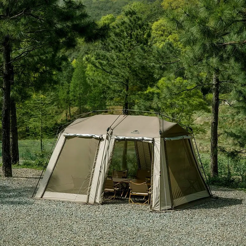Намет Naturehike Village CNH23ZP12003 коричневий - фото 2