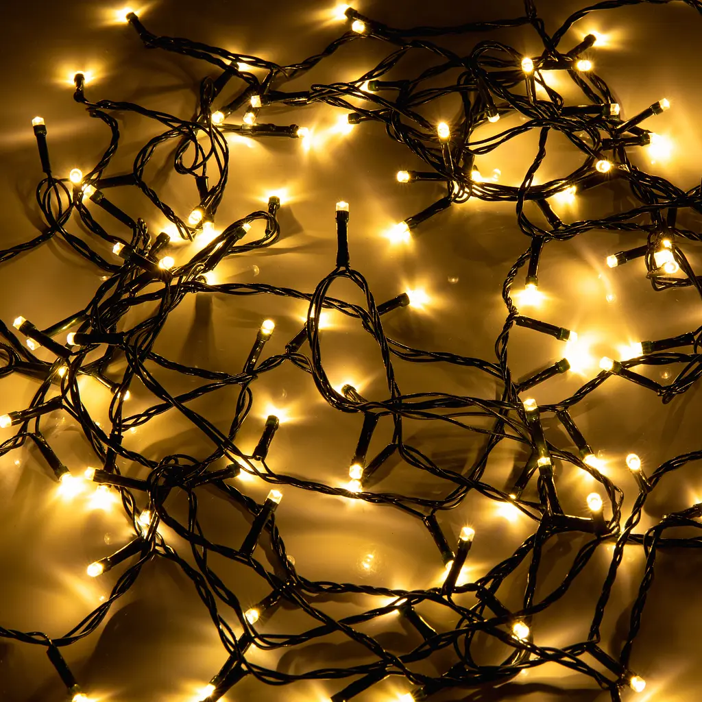 Електрогірлянда Yes! Fun нитка 120 LED 8 режимів миготіння 8.4 м тепло-біла (974832) - фото 5