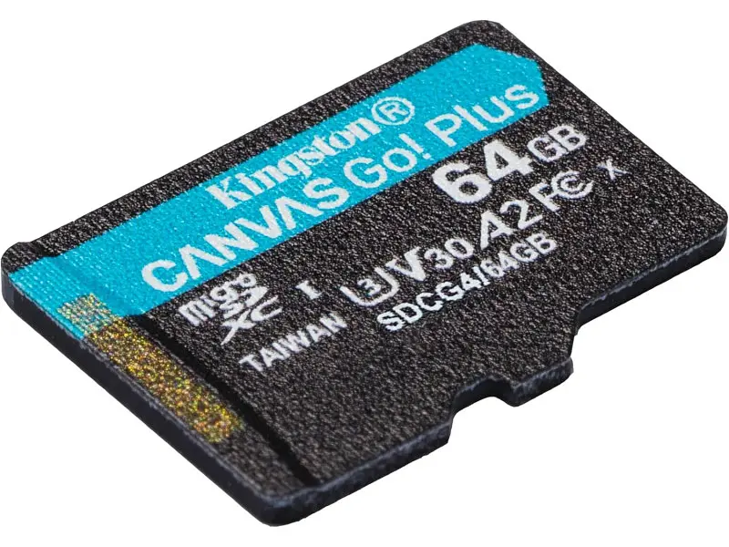 Карта пам'яті Kingston microSD C10 UHS-I U3 A2 V30 64 GB (SDCG4/64GBSP) - фото 2