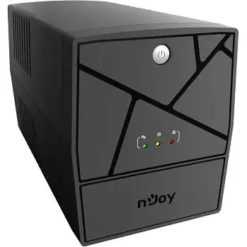 Джерело безперебійного живлення NJOY Keen 1000 (UPLI-LI100KU-CG01B), Lin.int., AVR, 4 x евро, USB, пластик - фото 2