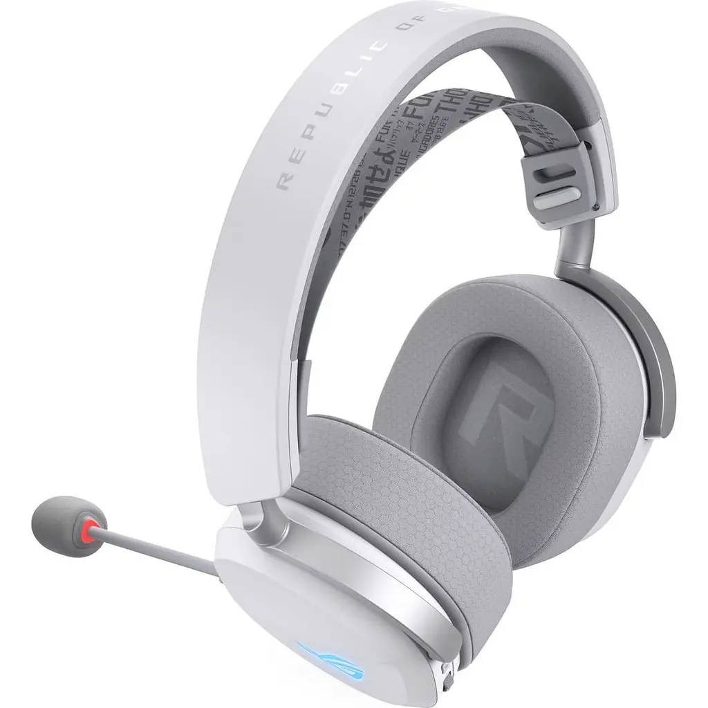 Ігрова гарнітура ASUS ROG Pelta USB-A/BT/WL RGB White (90YH0410-BHUA10) - фото 2