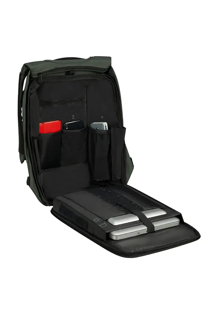 Рюкзак-Антивор 15.6" Samsonite SECURIPAK 2.0 GREEN 44х30х18 KO8*04002 - фото 2