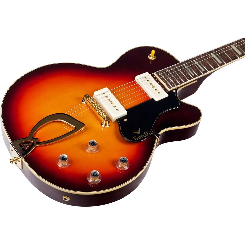 Електрогітара GUILD M-75 Aristocrat Antique Sunburst [131458] - фото 4