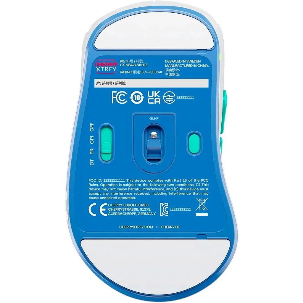 Миша Cherry Xtrfy M64 Wireless White (CX-M64W-WHITE) [128216] - фото 6