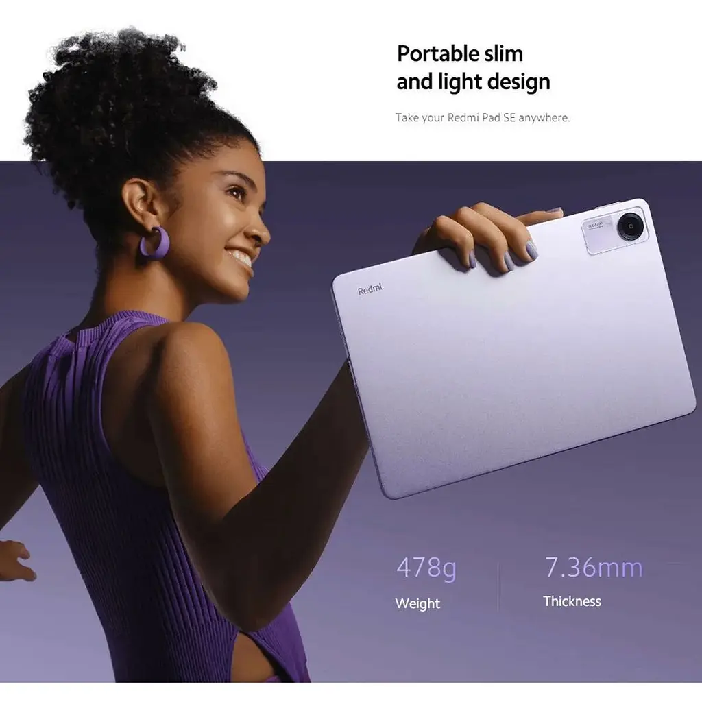 Планшет Xiaomi Redmi Pad SE 6/128Gb Purple (Global Version) - фото 5