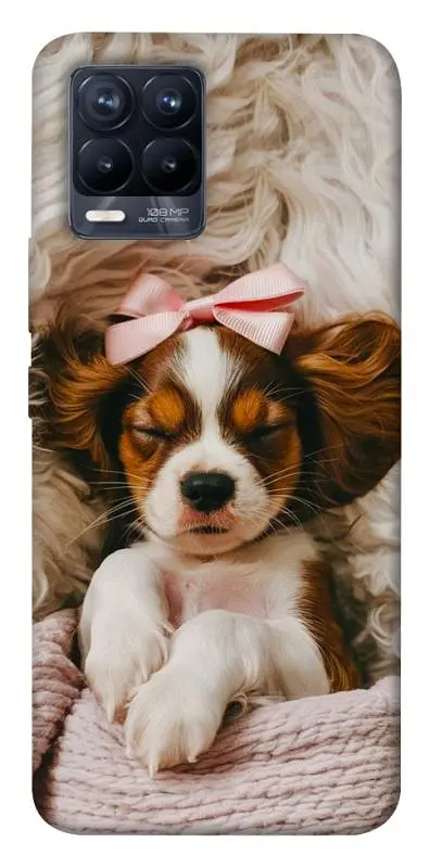 TPU чохол Demsky Sleepy spaniel для Realme 8