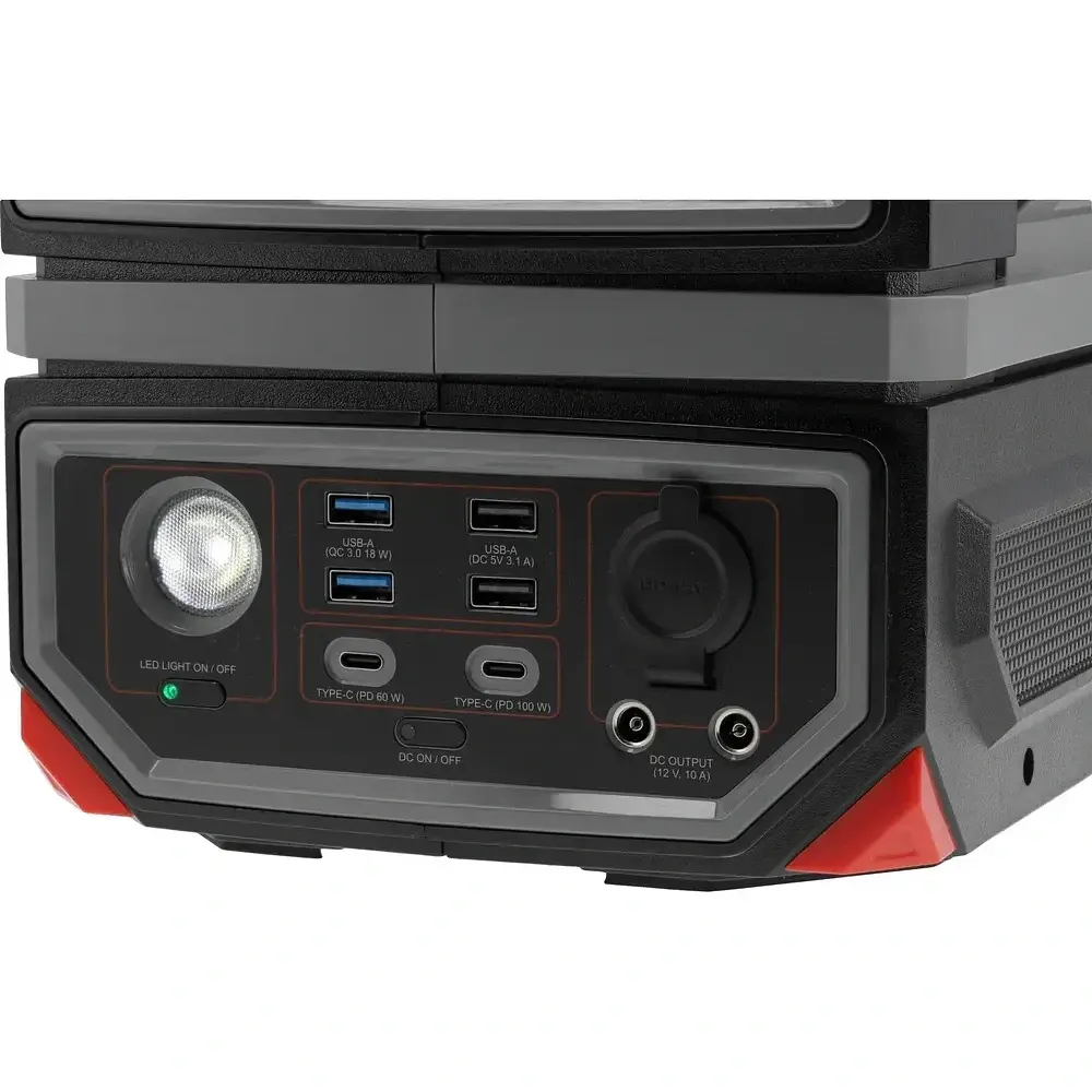 Портативная станция Yato 917 Вт/ч, выход 1.2 кВт, порты 230V AC / USB (YT-83092) - фото 7