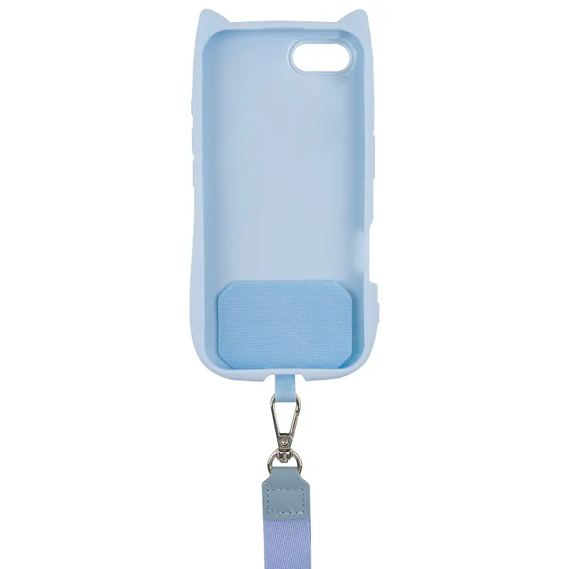 Чохол TPU GETMAN Cat with straps для Apple iPhone 16e / 17e (6.1) Blue - фото 3