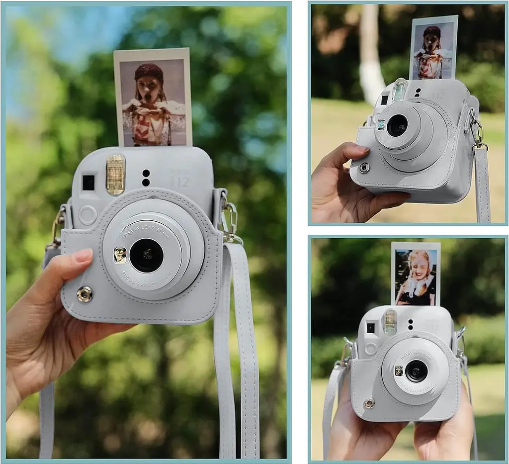 Чохол для фотоапарата Fujifilm Instax Mini 12 Білий - фото 4