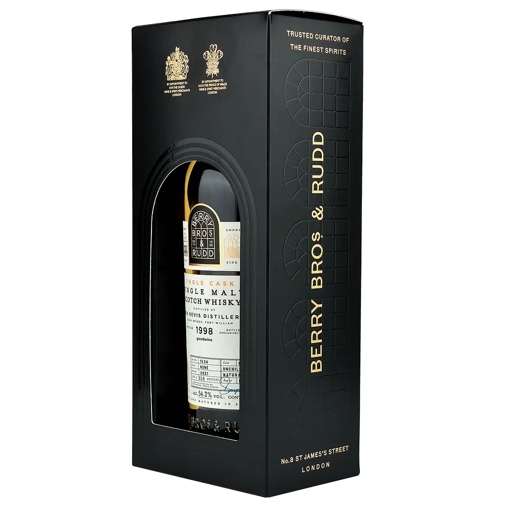 Виски Berry Bros&Rudd Ben Nevis 1998 Cask #1534 Single Malt Scotch Whisky 54.2% 0.7 л - фото 2