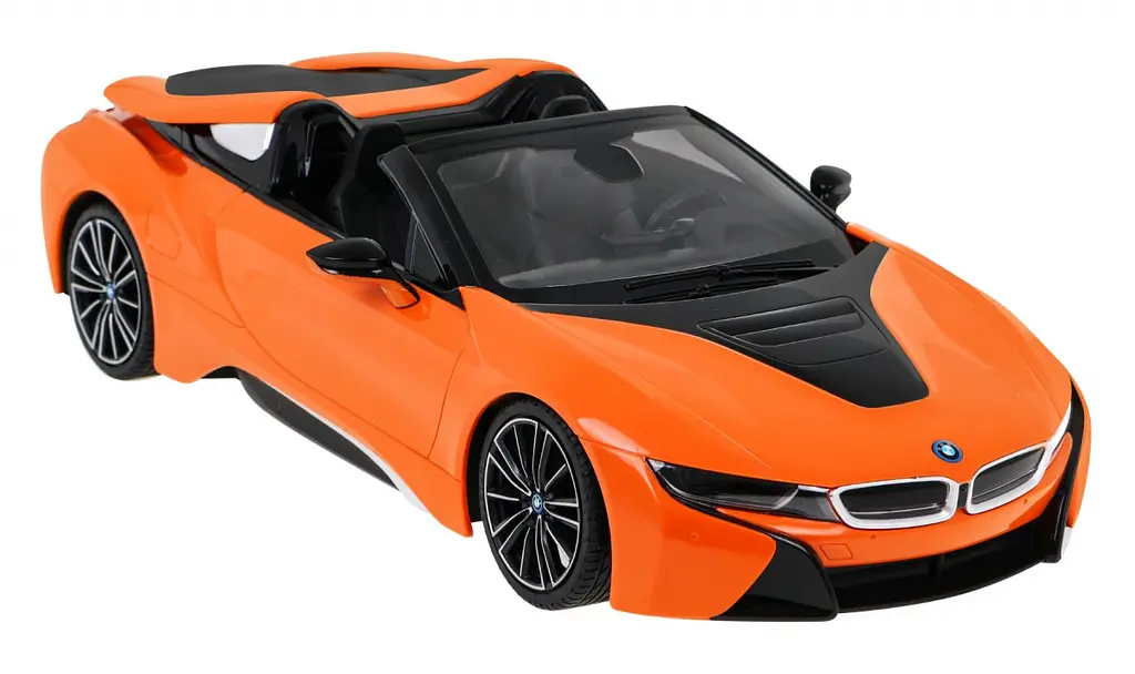 Машинка RASTAR BMW i8 Roadster на дистанционном управлении + пульт 2,4 ГГц 1:12 оранжевый 95500 - фото 7