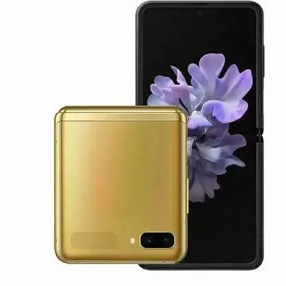 Смартфон Samsung Galaxy Flip 8/256Gb Mirror Gold (SM-F700F/DS) [NFC, 2 SIM] - фото 2
