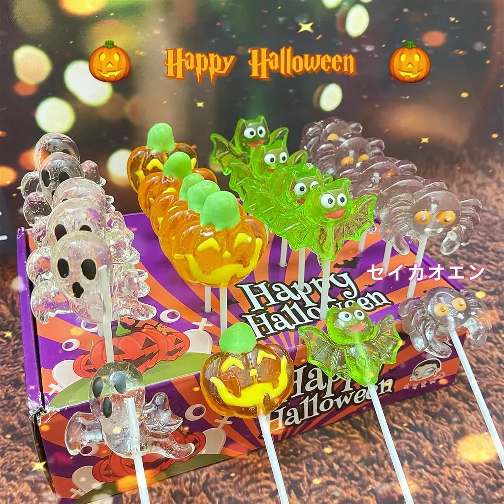 Льодяник на паличці Halloween Lollipop 4 різних дизайни, 1 шт - фото 8