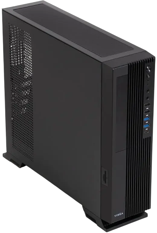Корпус Vinga CS321B 400W Black - фото 3