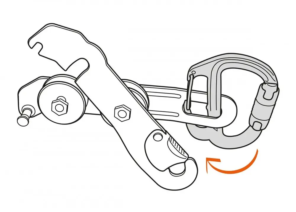 Карабін Petzl Freino Z Twist-Lock Grey/Red (1052-M042AA00) - фото 2