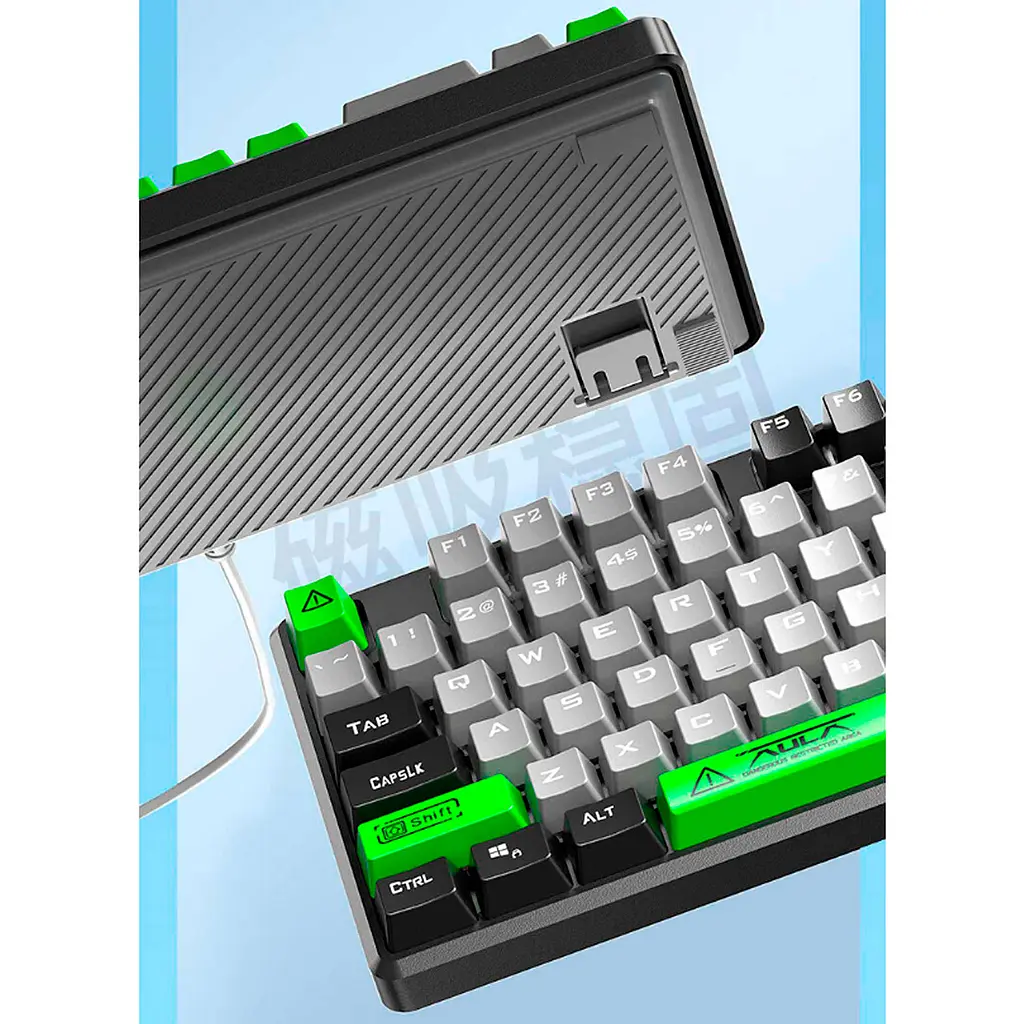 Клавіатура Aula F2088 Pro KRGD Blue Switch UA White/Blue [6948391234908] [90992] - фото 4