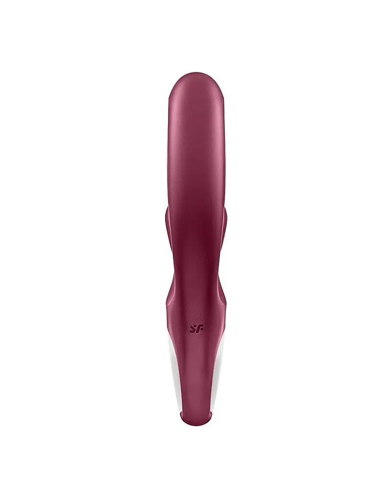 Вібратор-кролик Satisfyer Love Me Red, гнучкий, відросток з потрійним кінчиком - фото 5