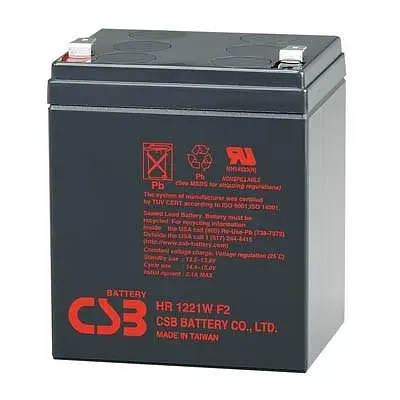 Батарея до ДБЖ 12В 5 Ач CSB (HR1221W) - фото 2