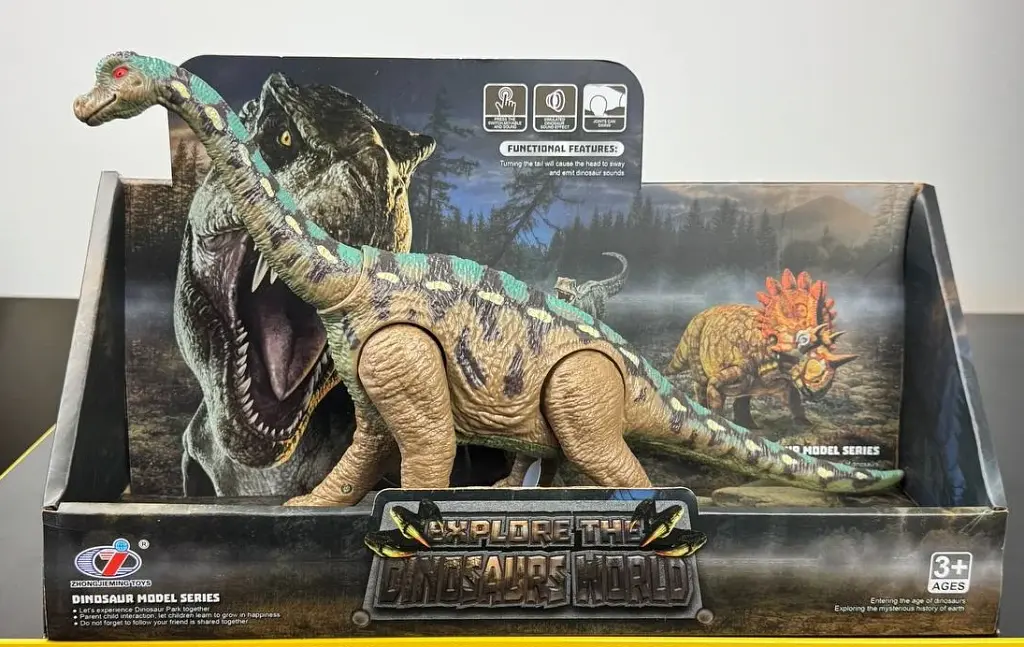 Фігурка динозавра Брахіозавр Dino Toys зі звуковим ефектом - фото 2