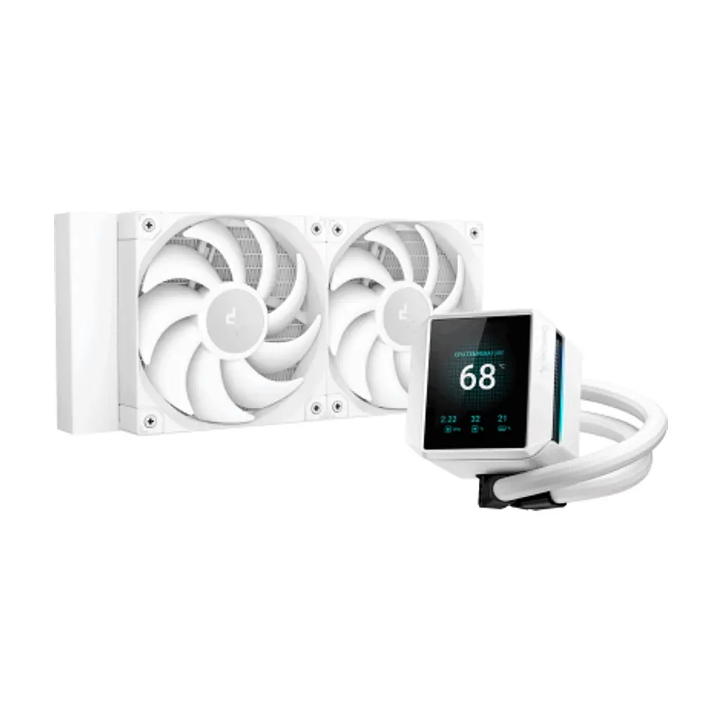 Система рідинного охолодження Deepcool Mystique 240 White (R-LX240-WHDSNMP-G-1) - фото 2