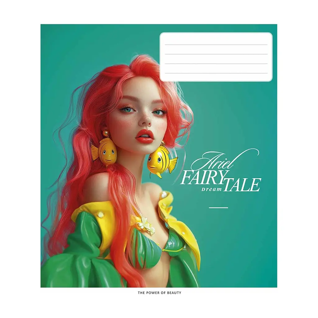 Зошит Школярик Fairytale 48 аркушів клітинка (048-3542K), в асортименті - фото 3