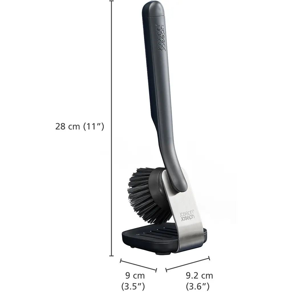 Щітка для миття посуду Joseph Joseph Core з металевою підставкою 28x9.2x9 см (6500010) - фото 7