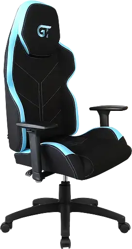 Геймерське крісло GT Racer чорне із синім (X-2692 Black/Blue) - фото 2