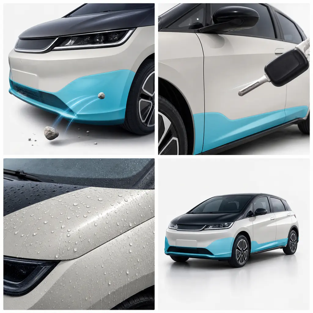 Антигравійна захисна бронеплівка за лекалами для BYD Dolphin I facelift 2025- повний кузов - фото 3
