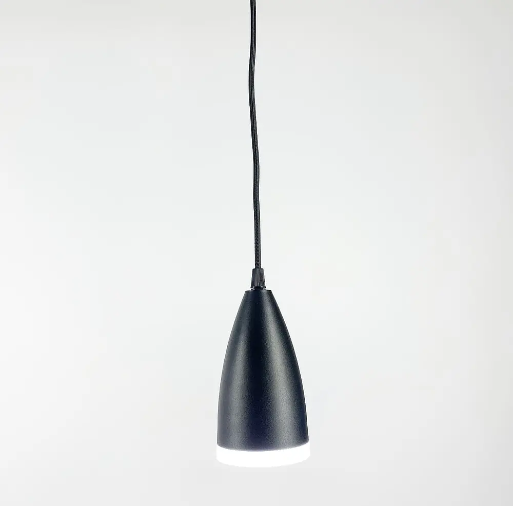 Підвісний світильник у чорному каркасі | Арт. ML323 чорний | Line F - фото 5