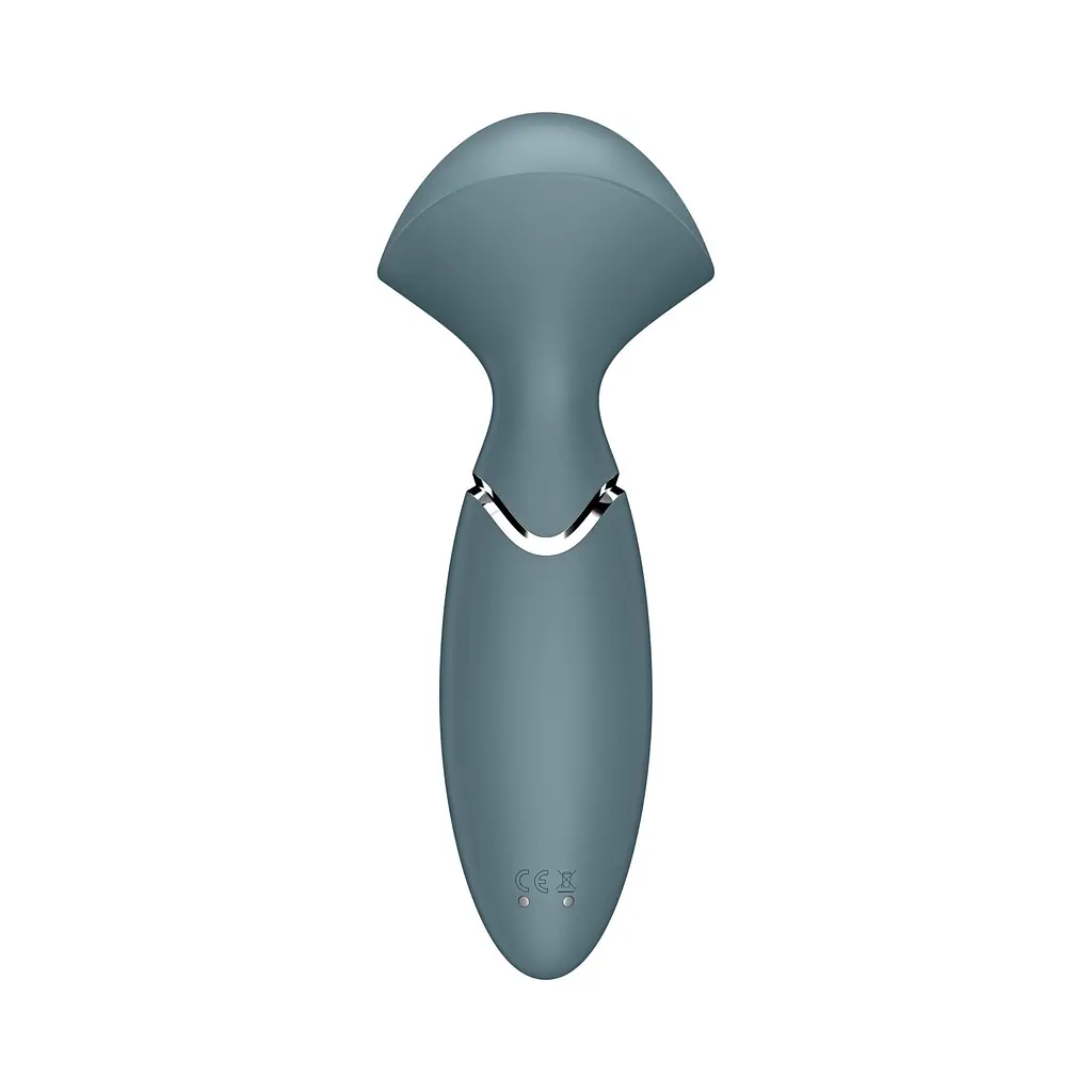 Вібромасажер Satisfyer Mini Wand-er Grey - фото 4