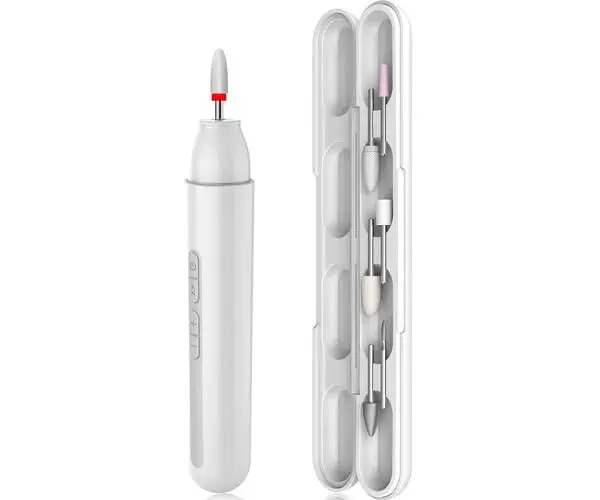 TOUCHBeauty TB-1738, Бездротовий електричний фрезер для манікюру та педикюру 6в1 Тач Б'юті, білий - фото 2