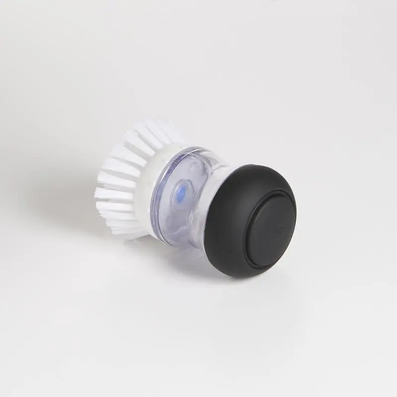 Щітка Oxo Good Grips з диспенсером, 27х10х5 см, чорна з білим (36481) - фото 4