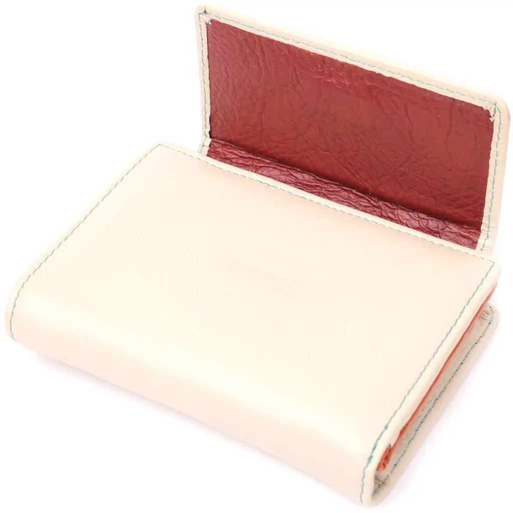 Місткий гаманець для жінок із натуральної шкіри ST Leather 22500 білий - фото 7