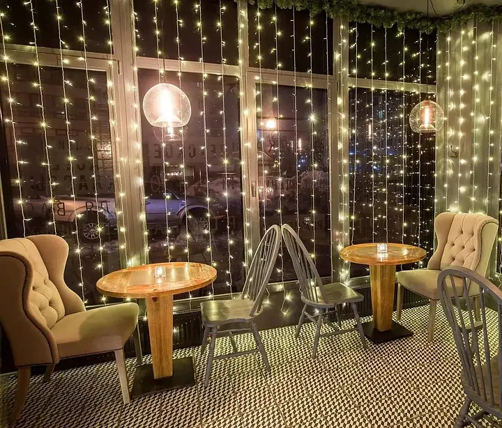 Гірлянда-завіса Зоряний дощ на сонячній батареї, 2м, 190 LED, теплий білий (234576887_298) - фото 4