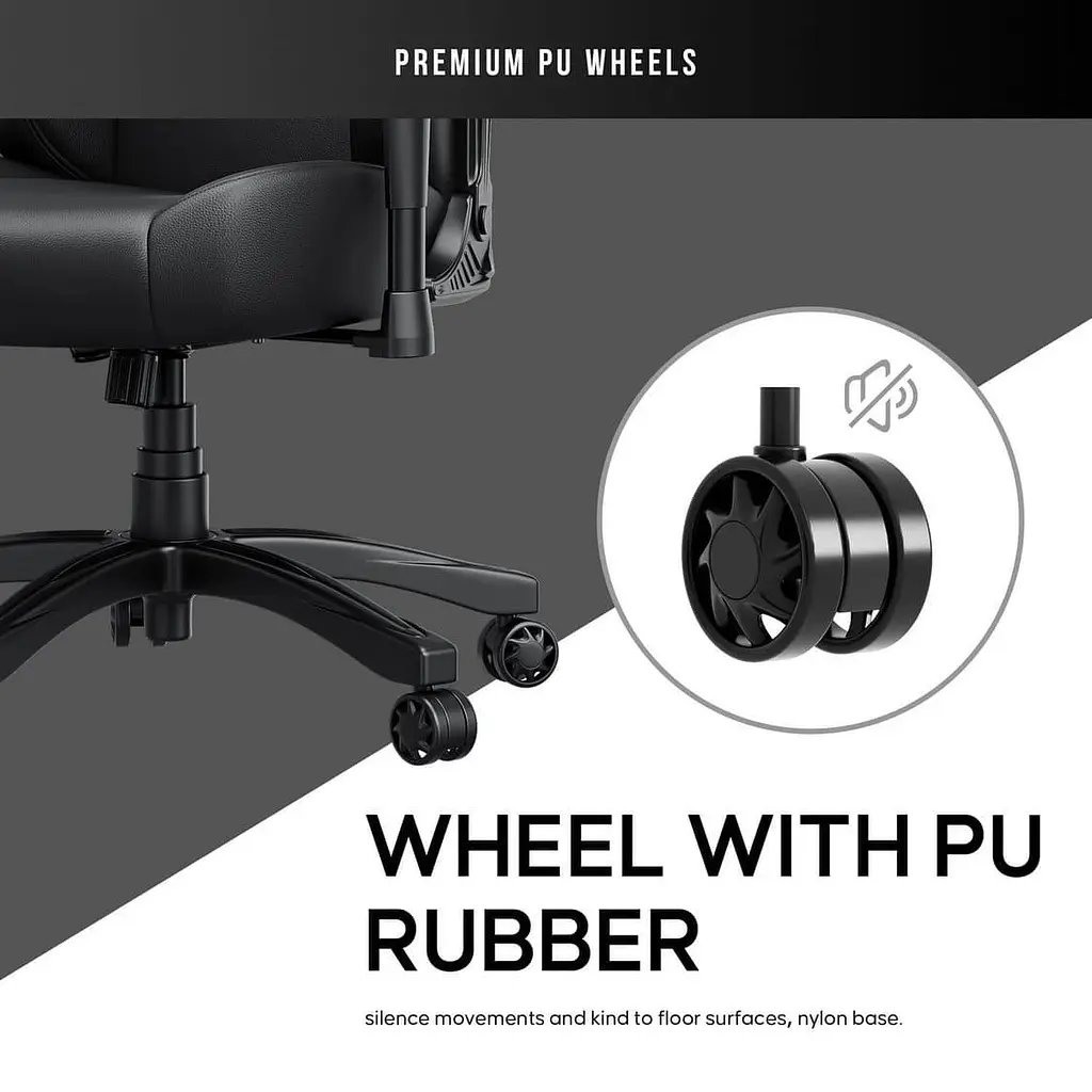 Ігрове крісло Anda Seat Luna L Black (AD18-44-B-PV) - фото 13
