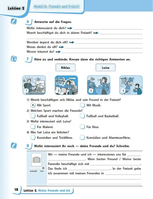 Німецька мова. 8 клас. Робочий зошит "Deutsch mit Trüffel!" - Світлана Сотникова - фото 5
