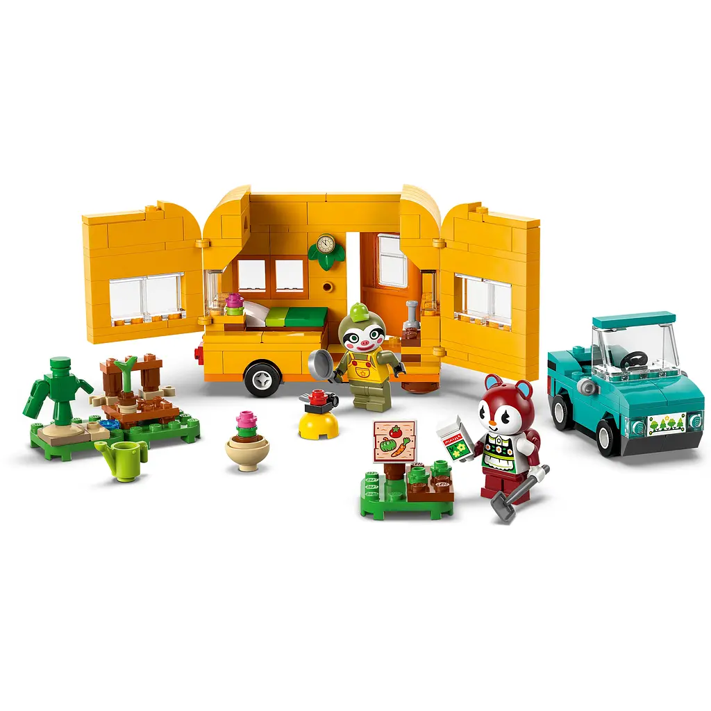 Конструктор LEGO Animal Crossing Садова крамниця і караван, що належать Leif 263 деталі (77054) - фото 4