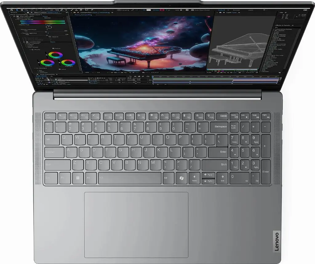 Ноутбук Lenovo Yoga Pro 9 16IMH9 Core Ultra 9 185H/5.1 ГГц/RTX 4060/8 ГБ/32/1000 ГБ Refurbished - фото 2