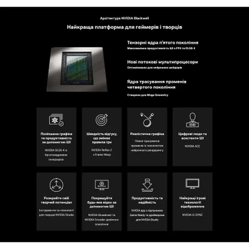 Відеокарта MSI GeForce RTX5080 16GB GAMING TRIO OC (RTX 5080 16G GAMING TRIO OC) - фото 9