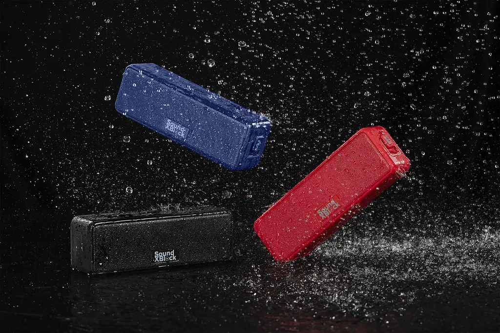 Акустическая система SoundXBlock TWS, MP3, Wireless, Waterproof Red 2E teh0012986 - фото 3