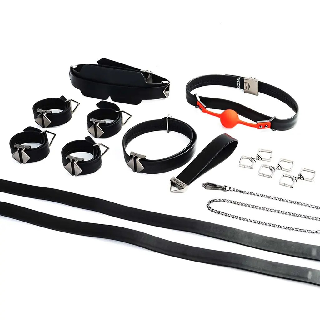 Бондажний набір Lockink Moonlight Treasure Chest Set чорний - фото 9