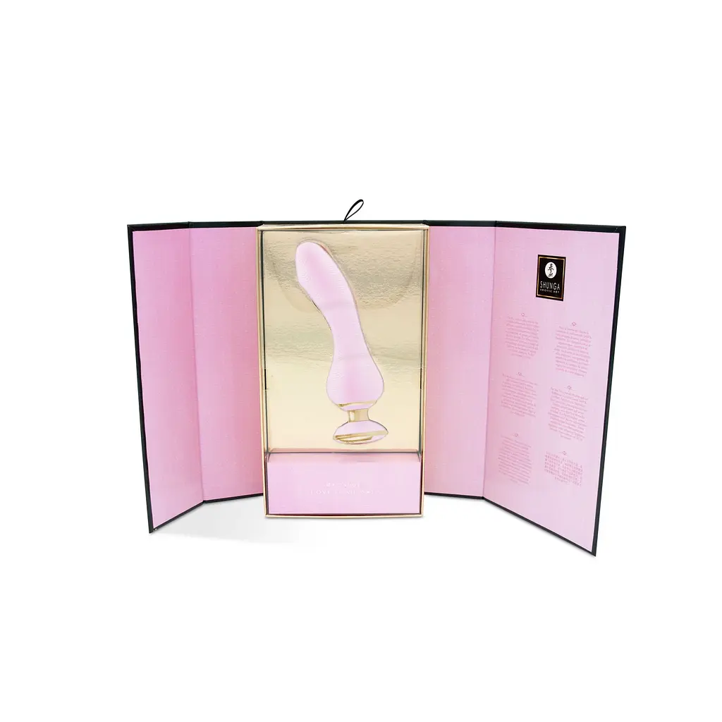Вібратор для точки G Shunga Sanya Light Pink, гнучкий стовбур - фото 5