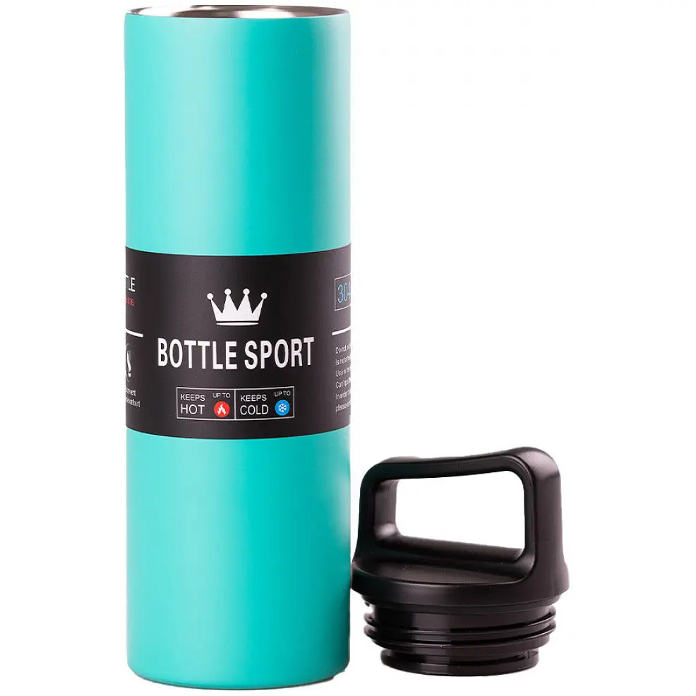 Термос Bottle Sport 500 мл с ручкой, мятный Yiwu HPGM5009M - фото 2